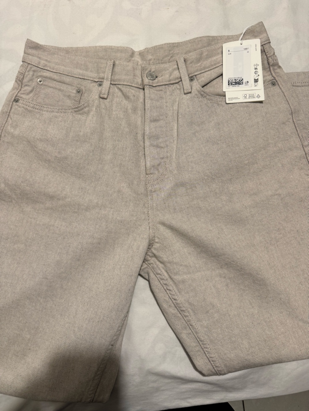 COS Men's Light Beige Chinos